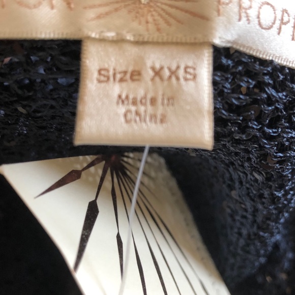 Boston Proper Navy Sparkle Cardigan Sweater XXS - Picture 2 of 5